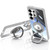 Samsung Galaxy S26 Ultra 5G 360 Holder MagSafe Acrylic Hybrid TPU Phone Case - Grey