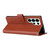 Samsung Galaxy S26 Ultra 5G 3-Card Slots Multifunctional Leather Phone Case - Brown