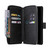 Samsung Galaxy S26 Ultra 5G 9-Card Slots Zipper Wallet Bag Leather Phone Case - Black