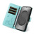 Samsung Galaxy S26 Ultra 5G Adorable Cat Embossed Pattern Flip Leather Phone Case - Green