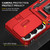 Samsung Galaxy S26 Ultra 5G Armor PC Hybrid TPU Camera Shield Phone Case - Red