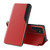Samsung Galaxy S26 Ultra 5G Attraction Flip Holder Leather Phone Case - Red