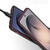 Samsung Galaxy S26 Ultra 5G Aurora Series Lens Protector + Metal Frame Phone Case - Black Blue
