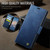 Samsung Galaxy S26 Ultra 5G AutSpace A11 Side Buckle MagSafe Magnetic RFID Phone Leather Case - Blue