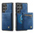 Samsung Galaxy S26 Ultra 5G AutSpace A12 MagSafe Magnetic RFID Card Bag Phone Case - Blue