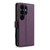 Samsung Galaxy S26 Ultra 5G AZNS A2 Series Tri-Card Wallet RFID Vegan Leather Phone Case with Strap - Purple