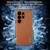 Samsung Galaxy S26 Ultra 5G AZNS Electroplated Edge Carbon Fiber Texture Phone Case - Brown
