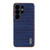 Samsung Galaxy S26 Ultra 5G AZNS Electroplated Frame Crocodile Texture Full Coverage Phone Case - Blue