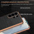 Samsung Galaxy S26 Ultra 5G AZNS Electroplated Frame Crocodile Texture Full Coverage Phone Case - Brown