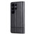 Samsung Galaxy S26 Ultra 5G AZNS Magnetic Calf Texture Flip Leather Phone Case - Black
