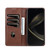 Samsung Galaxy S26 Ultra 5G AZNS Magnetic Calf Texture Flip Leather Phone Case - Dark Brown