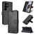 Samsung Galaxy S26 Ultra 5G AZNS Sheepskin Texture Flip Leather Phone Case - Black