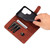 Samsung Galaxy S26 Ultra 5G AZNS Skin Feel Calf Texture Flip Leather Phone Case - Brown