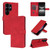 Samsung Galaxy S26 Ultra 5G AZNS Skin Feel Calf Texture Flip Leather Phone Case - Red