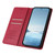 Samsung Galaxy S26 Ultra 5G Ballet Girl Diamond Studded RFID Vegan Leather Phone Case - Wine Red