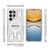 Samsung Galaxy S26 Ultra 5G BIBERCAS Transparent Color Series MagSafe Air Bag Shockproof Phone Case - White