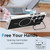 Samsung Galaxy S26 Ultra 5G Bright Color Blocking Camera Bracket Magnetic Phone Case - Black