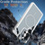 Samsung Galaxy S26 Ultra 5G Bright Color Blocking Camera Bracket Magnetic Phone Case - Grey