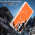 Samsung Galaxy S26 Ultra 5G Bright Color Blocking Camera Bracket Magnetic Phone Case - Orange