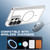Samsung Galaxy S26 Ultra 5G Bright Color Blocking Camera Bracket Magnetic Phone Case - White