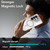 Samsung Galaxy S26 Ultra 5G Bright Color Clear MagSafe Lens Frame Holder Phone Case - White