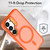Samsung Galaxy S26 Ultra 5G Bright Color Frosted Skin-feel Camera Bracket Magsafe Phone Case - Orange
