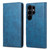Samsung Galaxy S26 Ultra 5G Business Solid Color Magnetic RFID Leather Phone Case - Blue