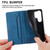 Samsung Galaxy S26 Ultra 5G Business Solid Color Magnetic RFID Leather Phone Case - Blue