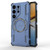 Samsung Galaxy S26 Ultra 5G Butterfly Armor MagSafe Magnetic Ring Shockproof Phone Case - Blue