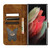 Samsung Galaxy S26 Ultra 5G Butterfly Cat Embossing Flip Leather Phone Case - Brown