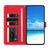 Samsung Galaxy S26 Ultra 5G Butterfly Flutter Pattern Embossed Leather Phone Case - Red