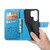Samsung Galaxy S26 Ultra 5G Butterfly Love Flower Embossed Leather Phone Case - Blue