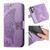 Samsung Galaxy S26 Ultra 5G Butterfly Love Flower Embossed Leather Phone Case - Light Purple