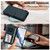 Samsung Galaxy S26 Ultra 5G Butterfly Love Flower Multi-card Zipper Wallet Leather Phone Case - Dark Green