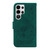 Samsung Galaxy S26 Ultra 5G Butterfly Rose Embossed Leather Phone Case - Green