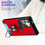 Samsung Galaxy S26 Ultra 5G Camera Shield Card Slot PC+TPU Phone Case - Red