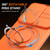 Samsung Galaxy S26 Ultra 5G Camera Sliding Shield Magnetic Rotation Holder Phone Case - Orange