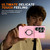 Samsung Galaxy S26 Ultra 5G Camera Sliding Shield Magnetic Rotation Holder Phone Case - Pink
