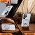 Samsung Galaxy S26 Ultra 5G Camera Sliding Shield Magnetic Rotation Holder Phone Case - Silver