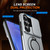 Samsung Galaxy S26 Ultra 5G Camera Sliding Shield Magnetic Rotation Holder Phone Case - Silver