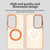 Samsung Galaxy S26 Ultra 5G Candy Magsafe PC Hybrid TPU Phone Case - Orange