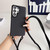 samsung Galaxy S26 Ultra 5G Candy Silicone Shockproof Phone Case with 7mm Crossbody Lanyard - Black