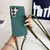 samsung Galaxy S26 Ultra 5G Candy Silicone Shockproof Phone Case with 7mm Crossbody Lanyard - Dark Green