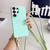 samsung Galaxy S26 Ultra 5G Candy Silicone Shockproof Phone Case with 7mm Crossbody Lanyard - Light Green