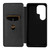 Samsung Galaxy S26 Ultra 5G Carbon Fiber Texture Flip Leather Phone Case - Black