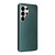 Samsung Galaxy S26 Ultra 5G Carbon Fiber Texture Flip Leather Phone Case - Green