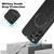 Samsung Galaxy S26 Ultra 5G Carbon Fiber Texture MagSafe Phone Case with Holder - Blue