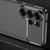 Samsung Galaxy S26 Ultra 5G Carbon Fiber Texture Shockproof TPU Phone Case - Black
