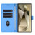 Samsung Galaxy S26 Ultra 5G Cartoon Elephant Embossed Leather Phone Case - Blue