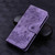 Samsung Galaxy S26 Ultra 5G Cartoon Sakura Cat Embossed Leather Phone Case - Purple